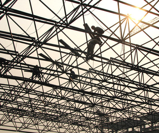 五指山厂房网架安装